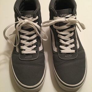 Grey High Top Vans Womens
